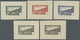 (*) Senegal: 1935/1940, Definitives "Faidherbe Bridge", Group Of Five Single Die Proofs In Different Col - Senegal (1960-...)