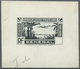 (*) Senegal: 1935, Airmails, Design "Plane And Landscape", Single Die Proof In Black On Cardboard With B - Senegal (1960-...)