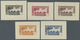 (*) Senegal: 1935, Airmails, Design "Plane And Camel", Group Of Six Single Die Proofs In Different Colou - Senegal (1960-...)