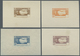 (*) Senegal: 1940, Airmails, Design "Plane And Landscape", Group Of Eight Single Die Proofs In Different - Sénégal (1960-...)