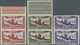 **/* Senegal: 1942, Airmails, 100fr., Three Imperforate Vertical Colour Proof Pairs (one In Issued Colour - Senegal (1960-...)