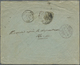 Br Seychellen: 1889. Registered And Charged Envelope To France Bearing Yvert 76, 50c Blue And Yvert 82, - Seychellen (...-1976)