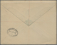 GA Seychellen: 1896, Thirty Cents Brown Postal Stationery Registered Cover To England - Seychellen (...-1976)