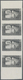 (*) Spanisch-Marokko: 1938: Telegraphs, Imperforated Proof In Different Color, Strip Of Four, 10, 50, 5 - Spaans-Marokko