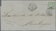 Br Spanisch-Westindien: 1872, Very Fine Entire Letter Bearing 50 C Green Tied By Barr-cancel And "MATAN - Aguera