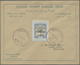 Delcampe - Sudan: 1948 Short Set Of Seven Up To 15m. On Registered First Day Cover '1 Jan 48' From Khartoum To - Soedan (1954-...)