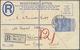 GA Sudan - Ganzsachen: 1911, 1 Pia. Blue Registered Postal Stationery Envelope Tied By "WHITE NILE T.P. - Soudan (1954-...)