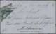 Brfst Kap Der Guten Hoffnung: 1856, CAPE OF GOOD HOPE, Perkins Bacon, 4d Deep Blue Triangular, Two Large M - Cap De Bonne Espérance (1853-1904)