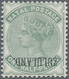 * Zululand: 1888. Natal 1/2d Green With Upside-down Overprint "ZULULAND". Mint Hinged, Signed Thier. - Zululand (1888-1902)