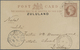 GA Zululand: 1896, 1/2 D Brown QV Postal Stationery Card With Double Circle Dater LOWER TUGELA / ZULULA - Zululand (1888-1902)