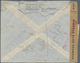 Br Südafrika - Portomarken: 1941. Registered Air Mail Envelope (faults/creased) Addressed To South Afri - Strafport