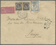 Br Surinam: 1912. Registered Advice Of Receipt (small Staind) Mail Addressed To France Bearing Yvert 48 - Surinam ... - 1975