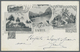 Tahiti: 1903. Multi Scene Picture Post Card Addressed To France Bearing Oceanie Yvert 4, 5c Green Ti - Tahiti