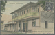 Br Tahiti: 1905. Picture Post Card Addressed To France Of 'Rue Rivoli Hotel De France, Papeete' Bearing - Tahiti