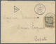 Br Tahiti: 1908. Unpaid Envelope (vertical Fold, Toned, Opening Faults) Addressed To Papeete With 'T' H - Tahiti