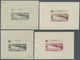 (*) Togo: 1942/1944, Definitives "Views Of Togo", Design "Mono Harbour", Group Of Eight Single Die Proof - Togo (1960-...)