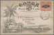 GA Tonga: 1910, Four 1 D Stationery Cards With Coloured Pictures On Backside All Sent From NUKUALOFA To - Tonga (...-1970)