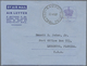 GA Tonga: 1952/57, Official Use Airletters Used 1952 Resp. 1957 To US Or England. One From Nauru. - Tonga (...-1970)