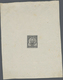 (*) Tunesien: 1888, Coat Of Arms, Dotted Background, Single Die Proof In Black On Ungummed Hand-made Pap - Tunisie (1956-...)