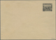 GA Tunesien: 1906. Essay For Envelope With Postage Die "Plowmen" 10c Black, Two Pin Holes On The Left, - Tunisie (1956-...)