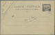 GA Tunesien: 1909. Essay On Paper For Postcard With Postage Die "Plowmen" Black, Handwritten Face Value - Tunisie (1956-...)