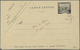 GA Tunesien: 1909. Essay On Paper For Letter Card With Postage Die "Plowmen" Black, Handwritten Face Va - Tunesië (1956-...)