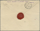 Br Tunesien: 1927, 75c. Orange-red, Horiz. Pair On Ship Letter From Tunis To Malta, Oblit. By French PA - Tunisia