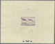 (*) Tunesien: 1945, NOT ISSUED AIRMAIL STAMP, 1.50fr. + 3.50fr. Violet, France 1942 Airmail With Overpri - Tunisie (1956-...)
