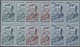 ** Tunesien: 1949, 75 Years Of United Postal Union UPU Complete IMPERFORATE Set Of Three And Additional - Tunisie (1956-...)