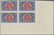 ** Tunesien: 1950, Neptun And Amphitrite Unissued 10fr. Stamp With Black Opt. 'FFL 15F' IMPERFORATE Blo - Tunesië (1956-...)