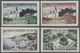 */** Tunesien: 1953/1954, Airmail Definitives Complete Set Of Four In IMPERFORATE Singles In Issued Colou - Tunesië (1956-...)