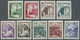 ** Tunesien: 1954, Definitives 'tourism' Complete IMPERFORATE Set Of 16 Values, Mint Never Hinged - Tunisia