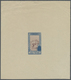 (*) Tunesien - Paketmarken: 1906, Riding Postman, Single Die Proof In Blue/red-brown On Ungummed Cream P - Tunisie (1956-...)