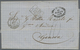 Br Uruguay: 1859/63, Two Entire Letters Both With Oval Date Canc. "MONTEVIDEO ... " In Red (1859) And B - Uruguay