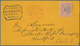 Br Vereinigte Staaten Von Amerika: 1861, 3c. Pink On Envelope Tied By Mute Barred Mark And Red "NEW HAV - Autres & Non Classés