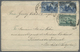 Br Vereinigte Staaten Von Amerika: 1893, Columbus 3 C. Green And Horizontal Pair 1 C. Blue (faults) Tie - Autres & Non Classés