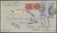 Br Vereinigte Staaten Von Amerika - Portomarken: 1932. Registered Envelope Written From Canton Bearing - Strafport