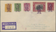 Br Vereinigte Staaten Von Amerika - Stempel: SANTA CLAUS (long Shot) Violet Fancy Cancel + B/s Red "SAN - Marcofilie