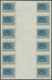 ** Vereinte Nationen - New York: 1959. Vertical Block Of 6 Imperforate Horizontal Gutter Pairs For The - Autres & Non Classés