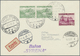 Br Ballonpost: 1937, 30.V., Poland, Balloon "Syrena", Card With Black Postmark And Arrival Mark, Only 7 - Montgolfières