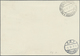 Br Ballonpost: 1937, 30.V., Poland, Balloon "Mościce", Card With GREEN Postmark And Arrival Mark, Only - Montgolfières