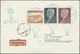 Delcampe - Br Ballonpost: 1938, 16.VI., Poland, Complete Set Of Six Balloon Cards/cover: Balloons "Sanok", "Mościc - Fesselballons