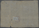 Br Brieftaubenpost: 1899, New Zealand, Great Barrier Island, "PIGEON OVERPRINT" Used On (reinforced) Fl - Duiven En Duifachtigen