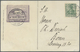 Br Flugpost Deutschland: 1912, Flugpost Bork-Brück, Violett, Gezähnt Auf Gewöhnlichem Papier, Auf Karte - Poste Aérienne & Zeppelin