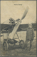 Br Flugpost Deutschland: 1912, Regensburger Fliegertage, 10 Pfg. Fotopapier-Flugmarke Mit Violettem Flu - Luchtpost & Zeppelin