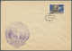 /** Raketenpost: 1959 "Konstantin Eduardovich Tsiolkovsky" Special Commemorative Cachet Oin RED, Violet - Andere & Zonder Classificatie