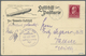 Br Zeppelinpost Deutschland: 1919, Luftschiff Bodensee Mit Bordpoststempel Vom 18.SEP., Fahrt Friedrich - Luchtpost & Zeppelin