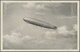 Br Zeppelinpost Deutschland: 1929, LZ 127/DEUTSCHLANDFAHRT: GRAF ZEPELIN , Ansichtskarte Mit 2 Bordstem - Poste Aérienne & Zeppelin