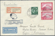 Br Zeppelinpost Deutschland: 1933: LZ 127/6. SAF 1933: R-Brief Ab Fhfn, Mi 455(2x) + 479 über Recife Mi - Luchtpost & Zeppelin