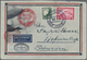 Br Zeppelinpost Deutschland: 1934, 4. Südamerikafahrt, Bordpost Der Rückfahrt Vom 27.7. Mit Bordstempel - Poste Aérienne & Zeppelin
